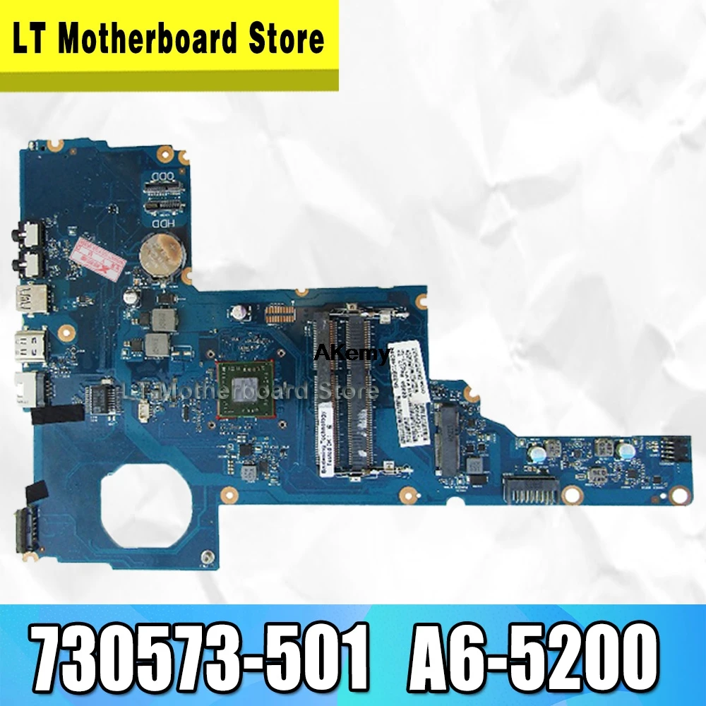 

730573-001 For HP 2000-2D laptop MOTHERBOARD A6-5200 730573-501 6050A2562701-MB-A02 DDR3 integrated 100% tested good