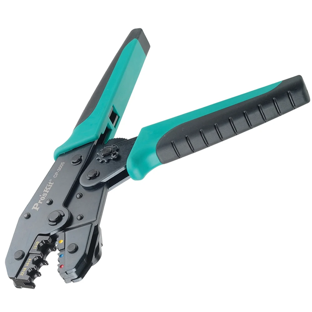 Pro'skit CP-3005F многофункциональные обжимные плоскогубцы ключ-трещетка кабель провода контактная колодка стриппера инструмент терминал зажим Ремонт Инструменты плоскогубцы
