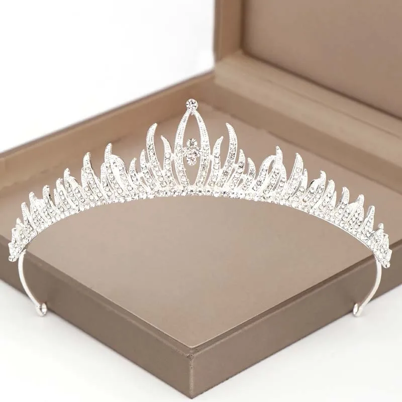 FORSEVEN великолепные ручной работы с украшением в виде кристаллов Стразы тиара