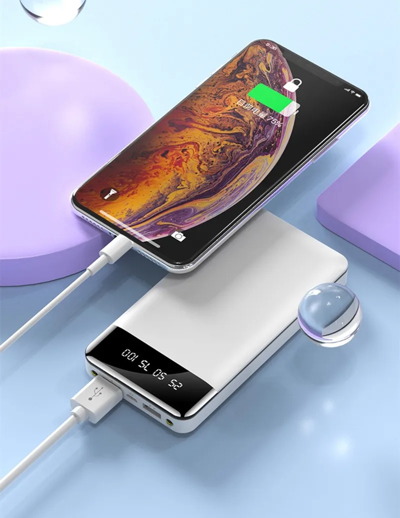 usb c power bank Power Bank 80000mAh Large Capacity Portable Fast Charging LED Light Digital Display Power Bank Charger for Xiaomi Samsung Iphone type c power bank