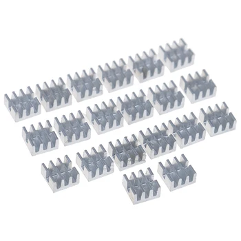 

20Pcs/Pack Ram MOS Aluminum Heat Sink 6x6x4mm For Heatsink Radiator Chipset Memory Cooler