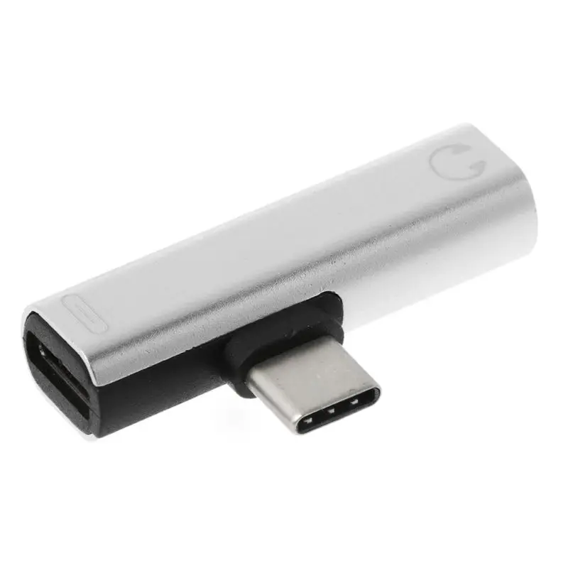 Тип C до 3,5 мм зарядное устройство кабель для наушников USB C Aux аудио разъем адаптер для наушников конвертер для Xiaomi 6 6X8 Note3 Mix 2 - Цвет: 4NB101346-S