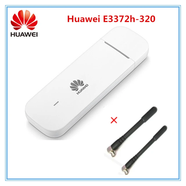Unlocked 4g Lte 150mbps E3372 E3372h-320 Usb Mobile Broadband Dongle Usb Stick 4g Modem With Antenna Huawei Logo - Modems & Gateways -