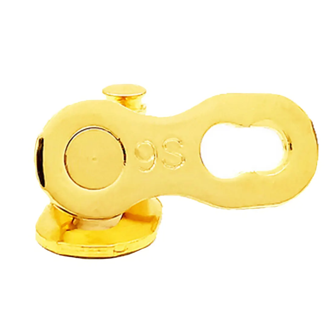 9 speed gold Полностью Гальванизированный велосипедный волшебный карабин 1/11 скоростной быстрый выпуск живой buckleOne пара для продажи - Цвет: 9 speed gold