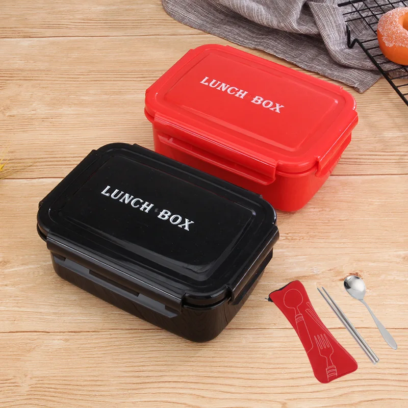 Bento box 304 из нержавеющей стали, Ланч-бокс для студентов и взрослых, изоляционный контейнер для хранения микроволновки, отдельный лоток