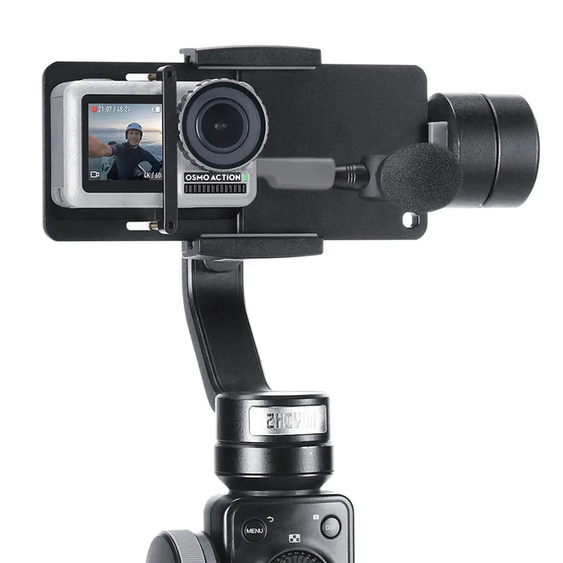 Gimbal Adapter Switch Mount Plate for DJI OSMO mobile phone gimbal zhiyun Z1-smooth 3 axis handheld accessories | Электроника