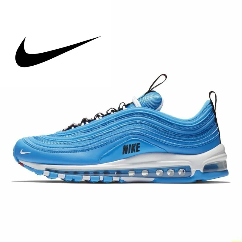 Оригинальный Nike Оригинальные кроссовки Air Max 97 LX Для мужчин без носка, беспатная Мода Спорт на открытом воздухе удобные дышащие туфли 2019