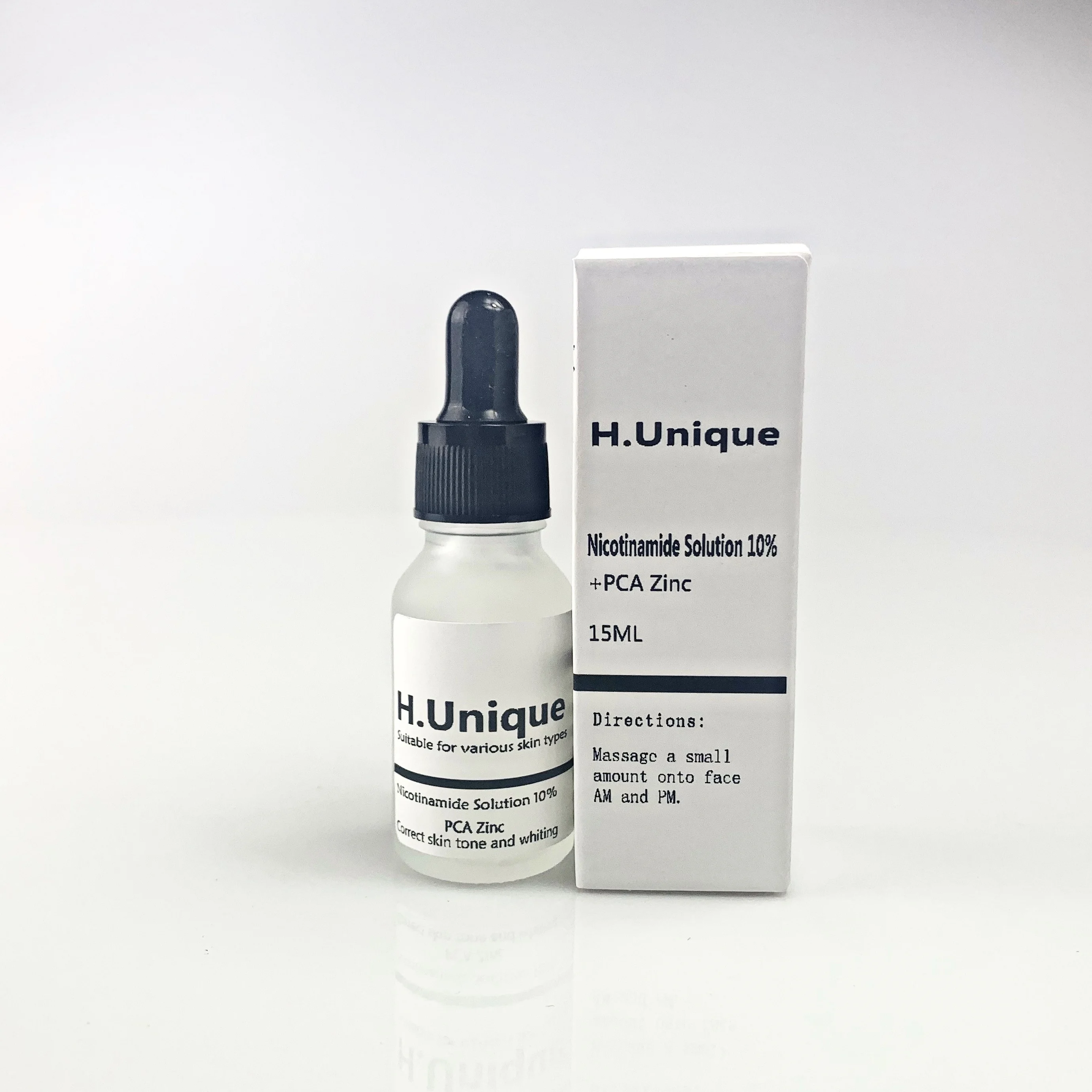 Раствор Nicotinamide 10% с цинком PCA, 15 мл, корректный тон кожи и тонус, сыворотка для лица