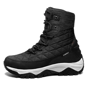 

XIANG GUAN Hiking Shoes Men Keep Warm Snow Boots Anti Slip Climbing Boots Men Sport Shoes Sneaker Men Trekking Shoes Women