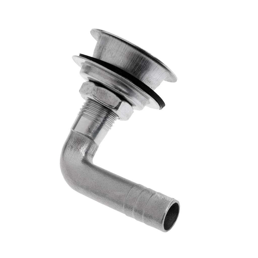 Stainless Steel 90° Flush Mount Fuel Breather Vent 5/8