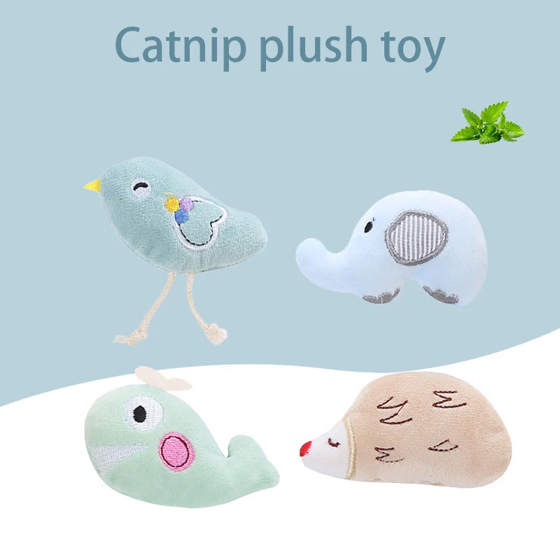 

Plush Polypropylene Cotton Cat Toy with Catnip Doll For Cats Pet Products Cat supplies Cat Toys Interactive Accessories for Cat