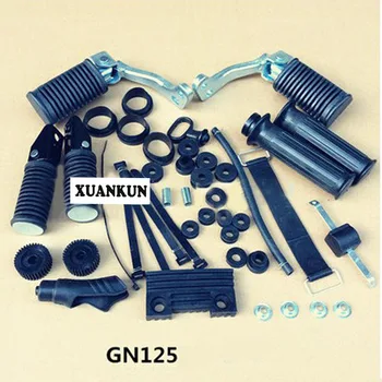 

GN125 Motorcycle Full Car Rubber Parts Vehicle Loading Rubber Pedal Handle Cushion Cushion Rubber Gasket Rubber Washer