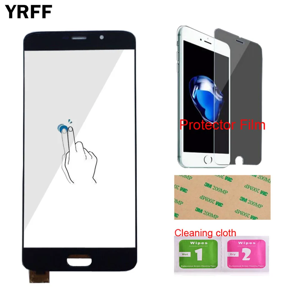 Black With Tools Сенсорный экран TouchScren для Elephone S7 Сенсорная Панель переднее стекло дигитайзер панель 5,5 ''Мобильный объектив сенсорные инструменты клей - Цвет: Black With Tools