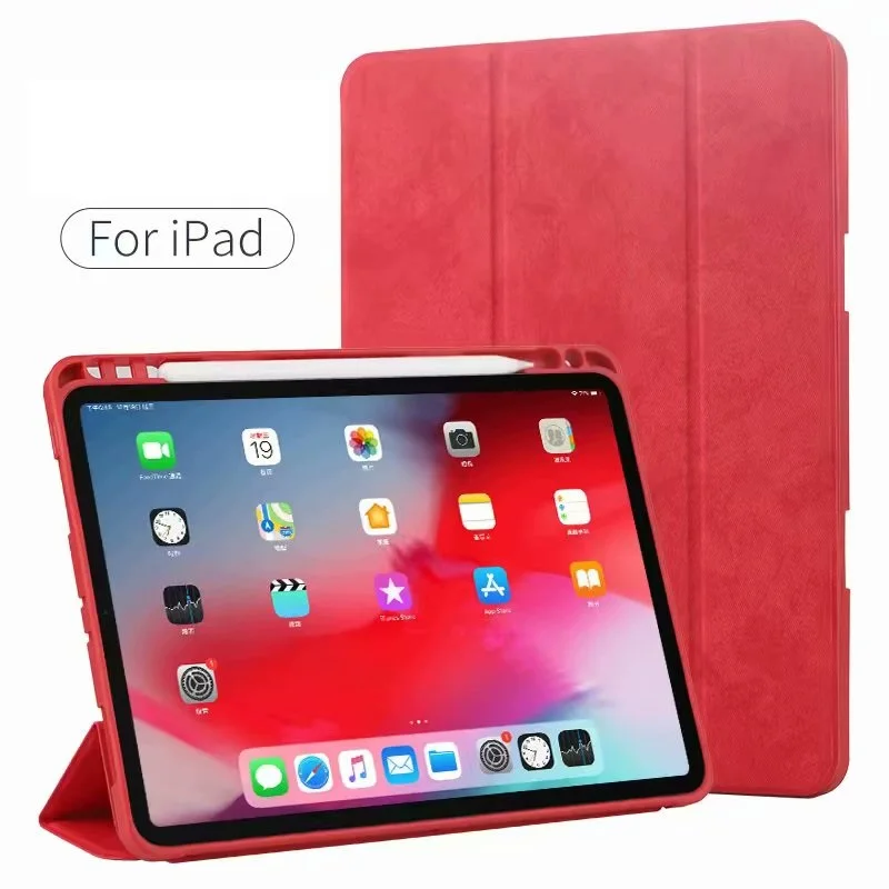 Складной флип-чехол для iPad Pro 9,7 Чехол-карандаш держатель из искусственной кожи Смарт-стенд Funda A1673 A1674 A1675 для iPad Pro 9,7 чехол