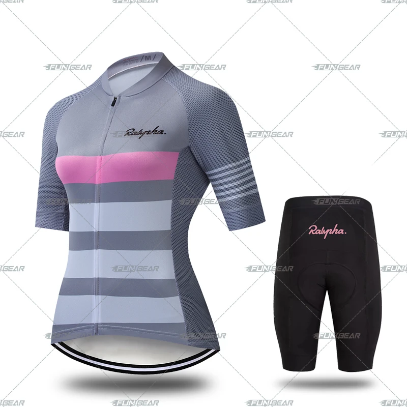 Женский комплект из Джерси с коротким рукавом для велоспорта, женская одежда для велоспорта, модное платье для отдыха, велосипедная рубашка, Женская дышащая быстросохнущая одежда - Цвет: Normal Cycling Set