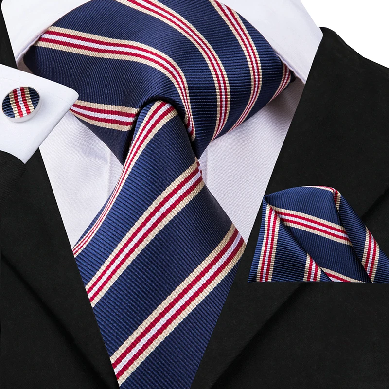 Hi-Tie, синие галстуки для мужчин, полосатый галстук, Зеленый Официальный галстук, саржевый галстук, деловой стиль, фиолетовый галстук, вечерние галстуки, 8,5 см, Прямая поставка - Цвет: SN-3024