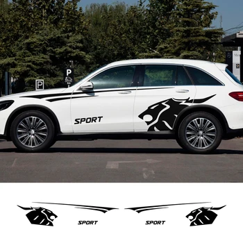 

6PCS Auto Body Decor Car Door Side Stickers For car Accessories