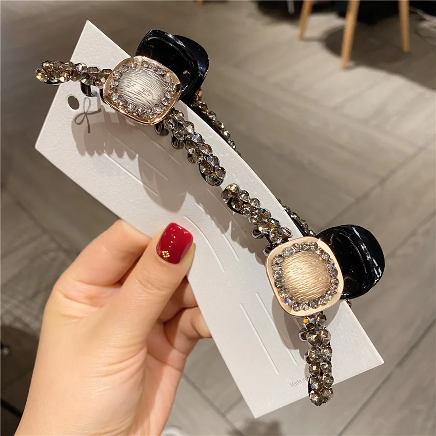 

Коллекция 2022 года, роскошные аксессуары для волос большого размера, яркие квадратные металлические заколки для волос с геометрическим рисунком, оптовая продажа