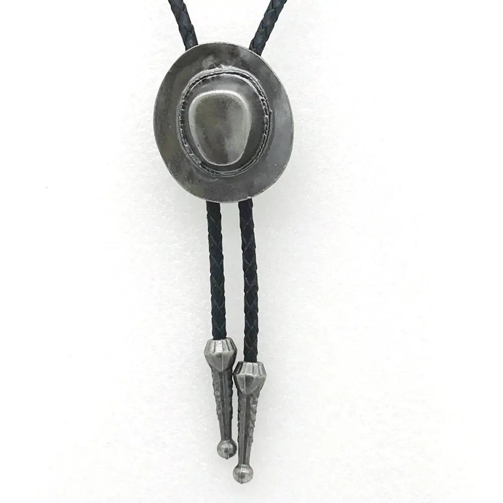 

KDG Western Cowboy Zinc Alloy Hat BOLO Tie Matching Shirt Men and Women Same Style