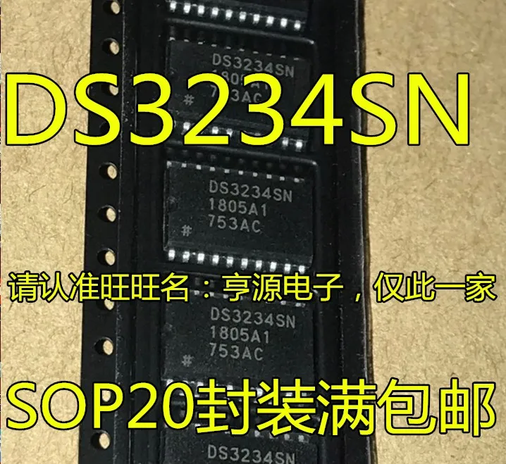 100% новый и оригинальный DS3234SN DS3234 SOP-20/ | Электроника