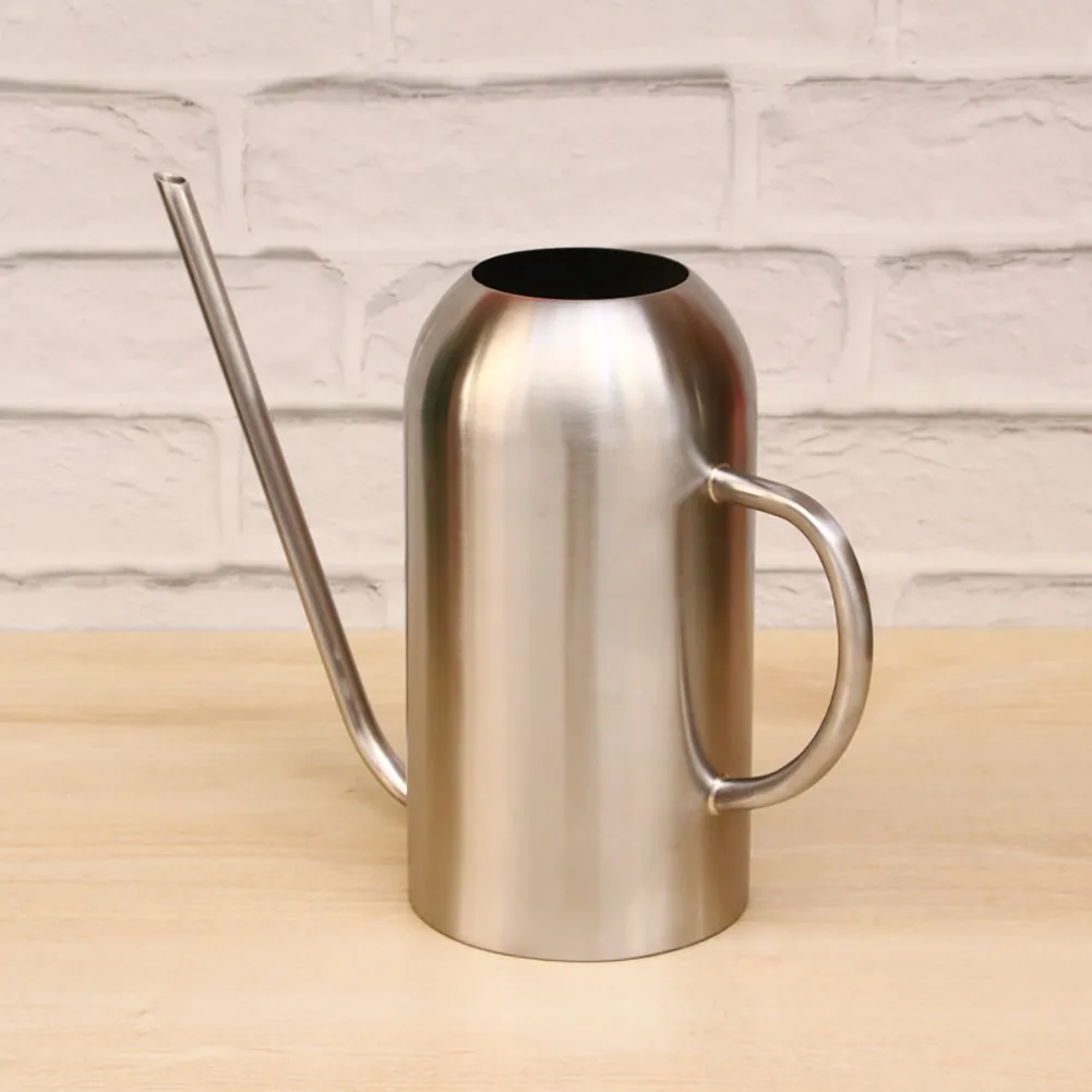 1.5L Home Tools Indoor Irrigation With Handle Gardening Pot Anti Corrosion Watering Can Rustproof Stainless Steel Durable