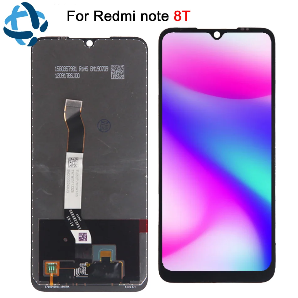 100% тест для Redmi note 8T ЖК дисплей сенсорный экран Ditizer в сборе 6 3 &quotдля note8T Запасные