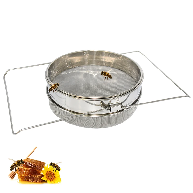 

BEETOP Stainless Steel Honey Filters Strainer Network Stainless Steel Screen Mesh Filter Beekeeping Tools Honey Tools 24