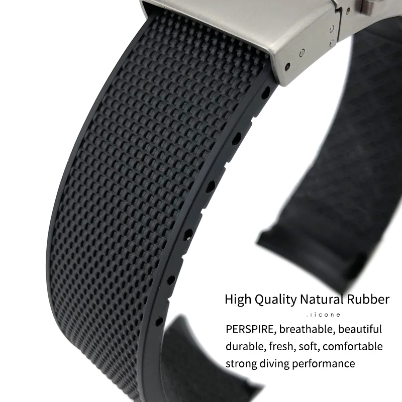 19mm 20mm 21mm Rubber Silicone Watch 