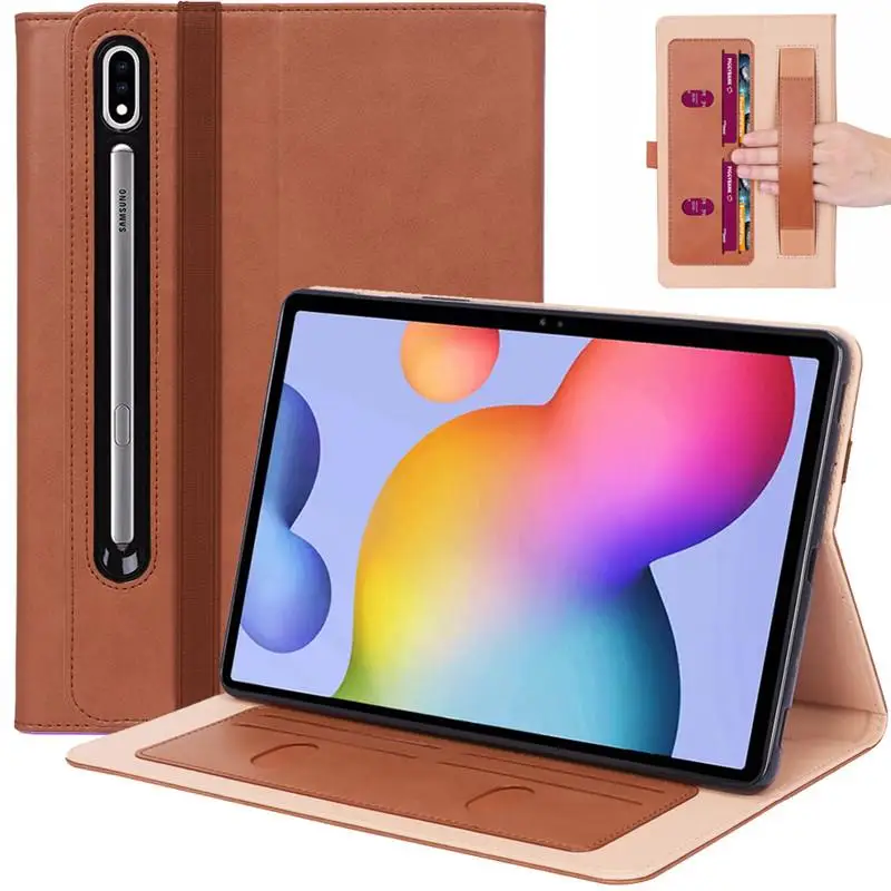 

Magnetic Smart Leather Case for Samsung Galaxy Tab S7 Plus SM-T970 T975 T976 Tablet Cover Funda for Galaxy Tab S7 Plus Case+Pen