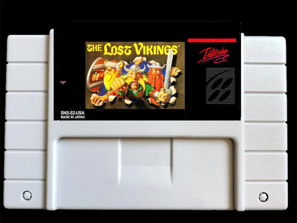 Lost vikings USA-NTSC Версия 46 контактов Видеоигры карта NTSC для ретро видеоигр Консоль! |