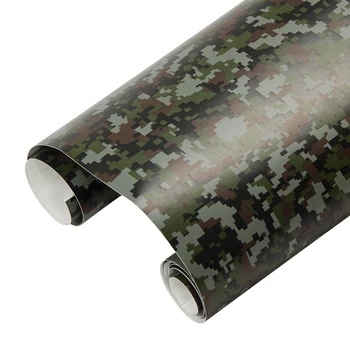 

SUNICE 1.52x5m Self-adhesive Car Film Sticker Accessories Vinyl Wrapping Car Wrap Bike Camouflage Pattern Skin Sticker Protector