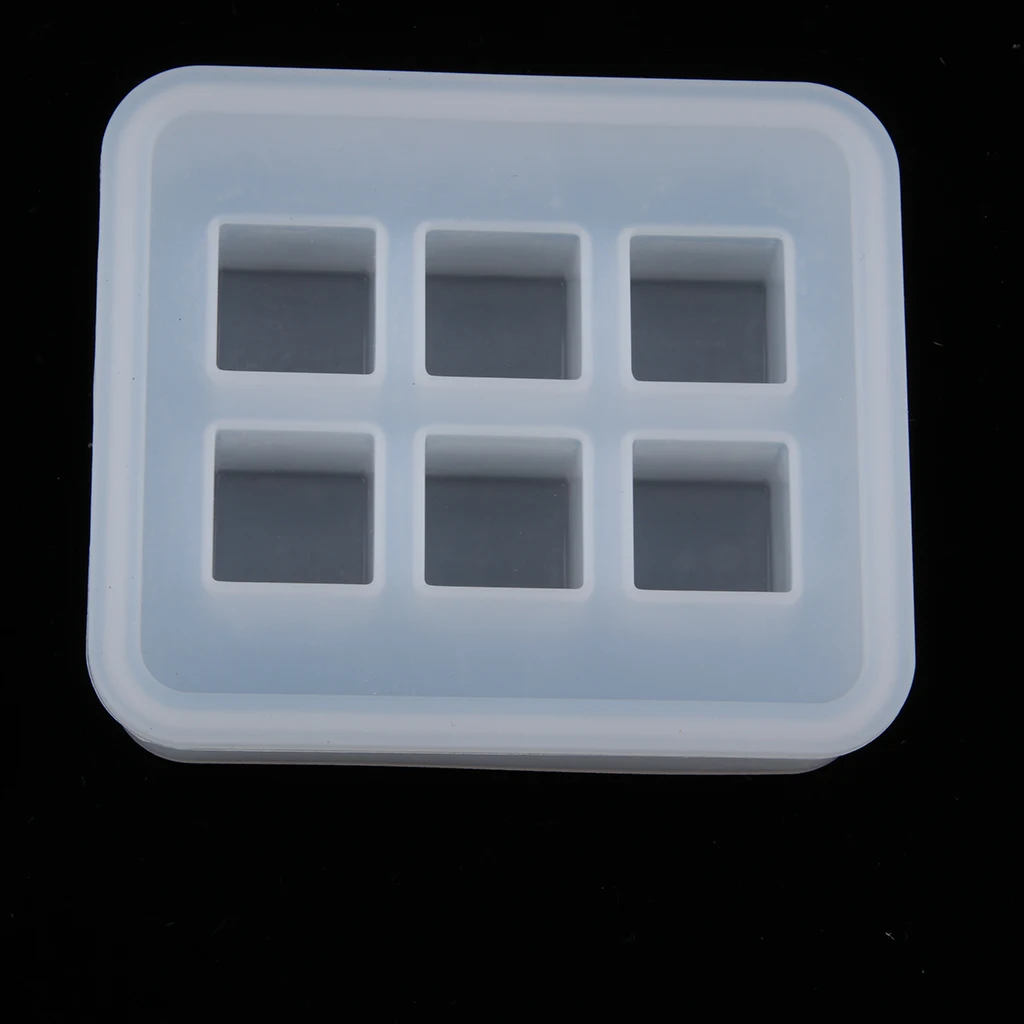Шесть решеток смолы силиконовые формы кабошоны формы для полимерной глины изготовления ювелирных изделий-литье ювелирных изделий форма для приготовления запеканки формы