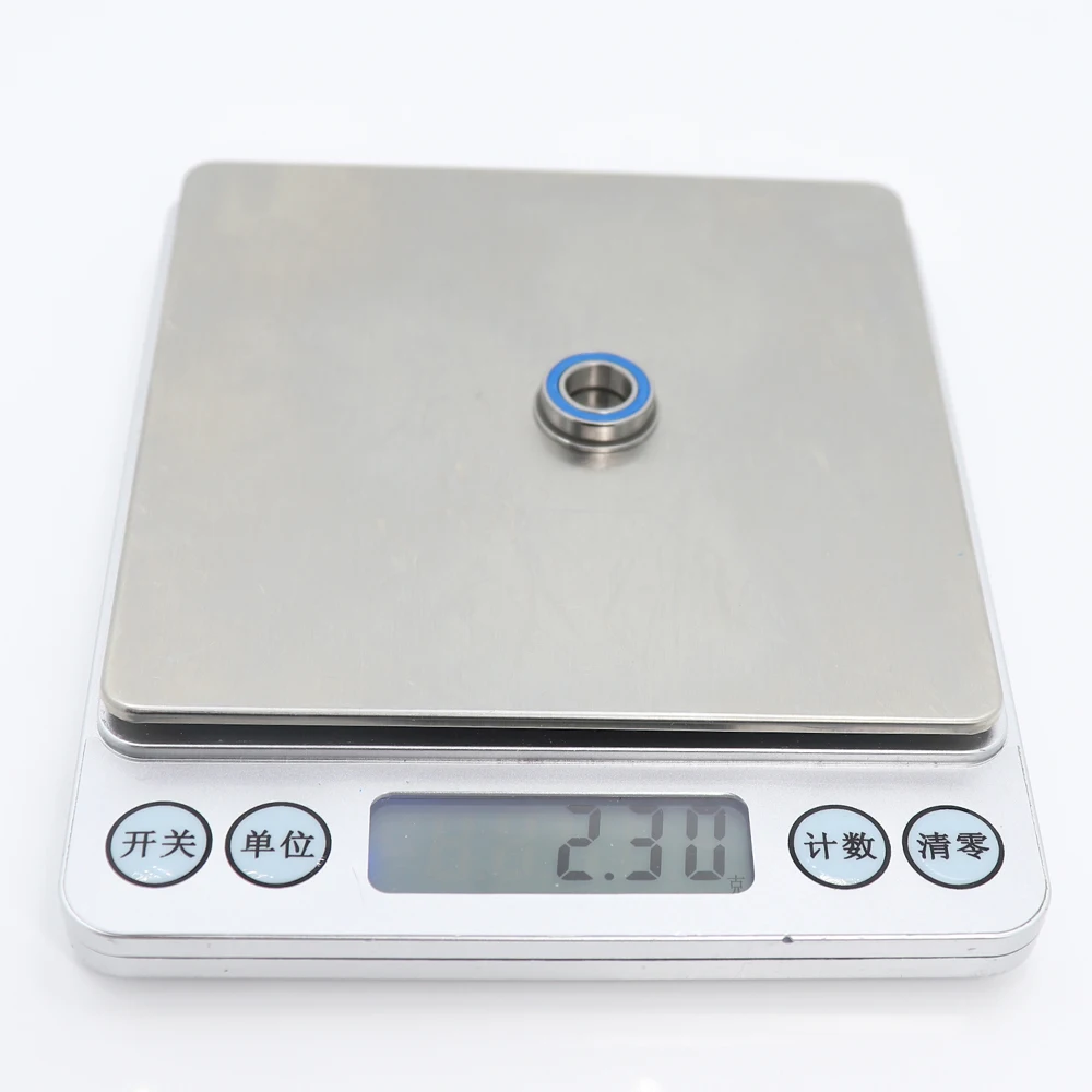 FUSHI MF148 2RS 베어링 8x14x4mm 블루 밀봉, ABEC-3 MF148RS 볼 베어링 부품 (취미용 RC 자동차 트럭), 6개 선택 가능