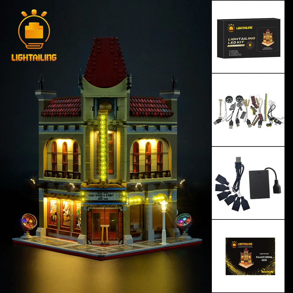 Комплект светодисветильник освещения для 10232 креативного дворца комплект