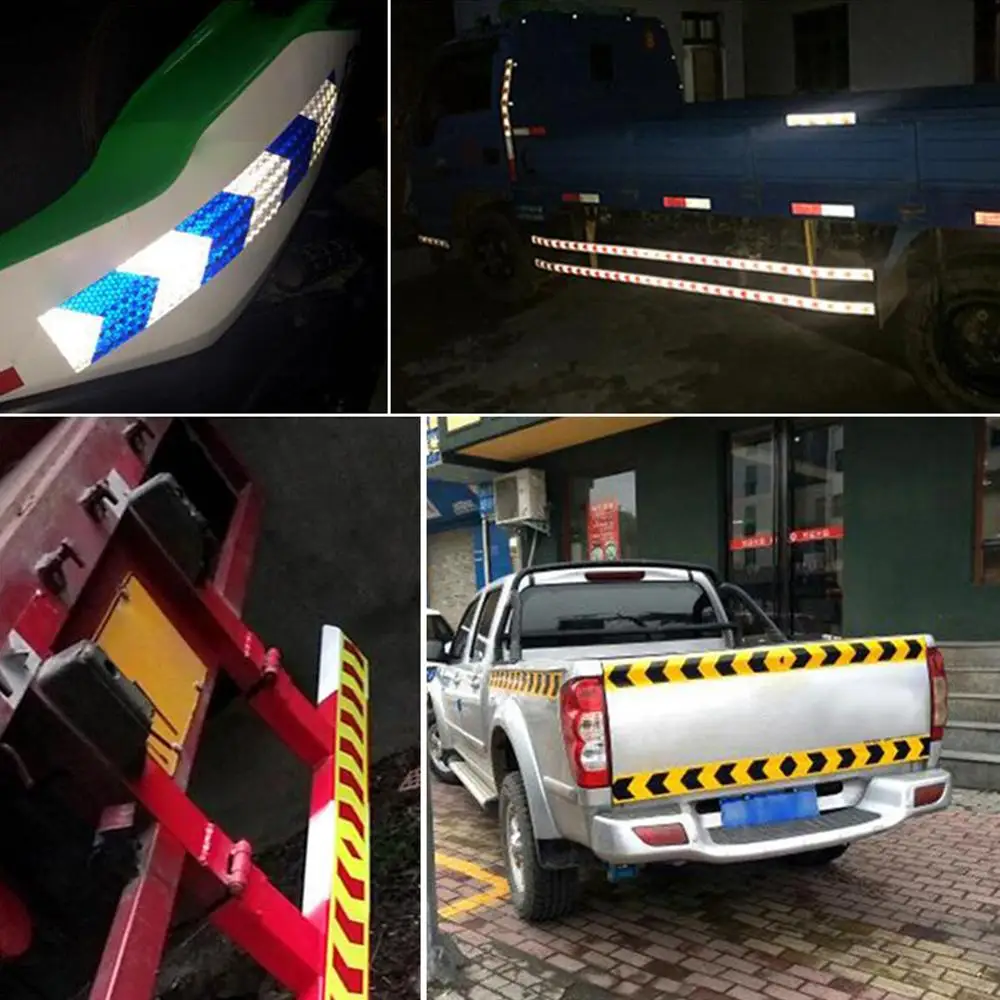 Светоотражающая лента со стрелками для автомобиля Предупреждение см * 300