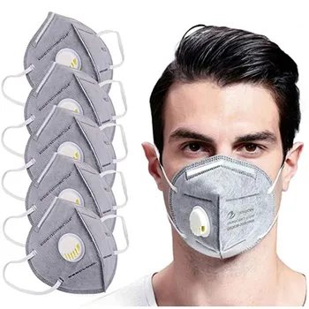 

5 Pcs Disposable Mask For Face Adult Breathable Non-Woven Face Masks For Germ Protection For Adults Mascarillas Flag Bandana