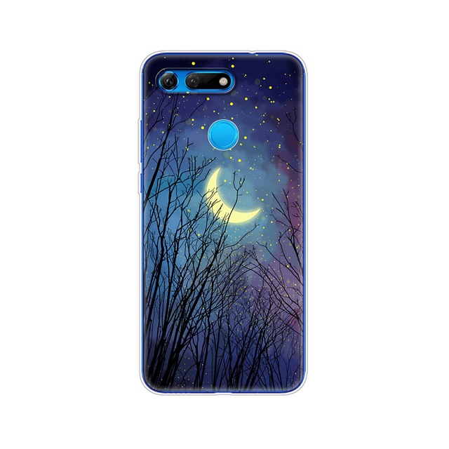 for Honor View 20 V20 Case TPU Funda Soft Silicone Cover For Honor V20 Capa Cute Animal pattern Silicone Phone