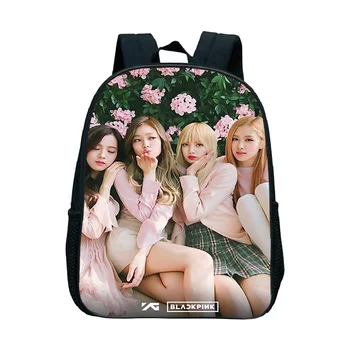 

Blackpink Jisoo Jennie Backpack Children School Bags Rose Lisa Boys Girls Primary Kids Kindergarten Backpack Preschool Bookbag