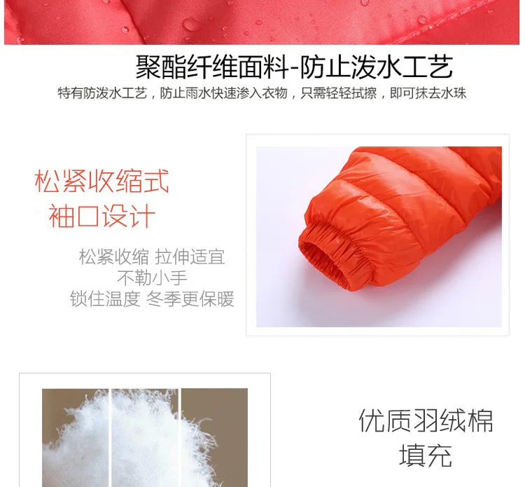 Winter Style BOY'S SHORT-Cotton-padded Clothes New Style CHILDREN'S Garment Zipper Hoodle Coat Girls Warm Cotton Coat Fashi