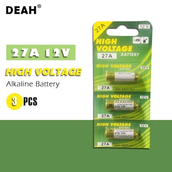 

3PCS New Dry Alkaline Battery 27A 12V A27 For Doorbell Car alarm Remote control G27A MN27 MS27 GP27A A27 L828 V27GA ALK27A A27BP