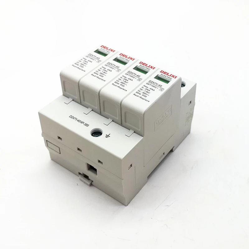 DELIXI низковольтный ограничитель перенапряжения DZ47Y-40KA 385V 4P Защита от перенапряжения