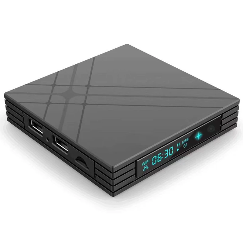 OPQ X6 Мини ТВ приставка 4 ГБ/32 ГБ Android 7 1 H6 2 ГГц WiFi HD светодиодный медиа
