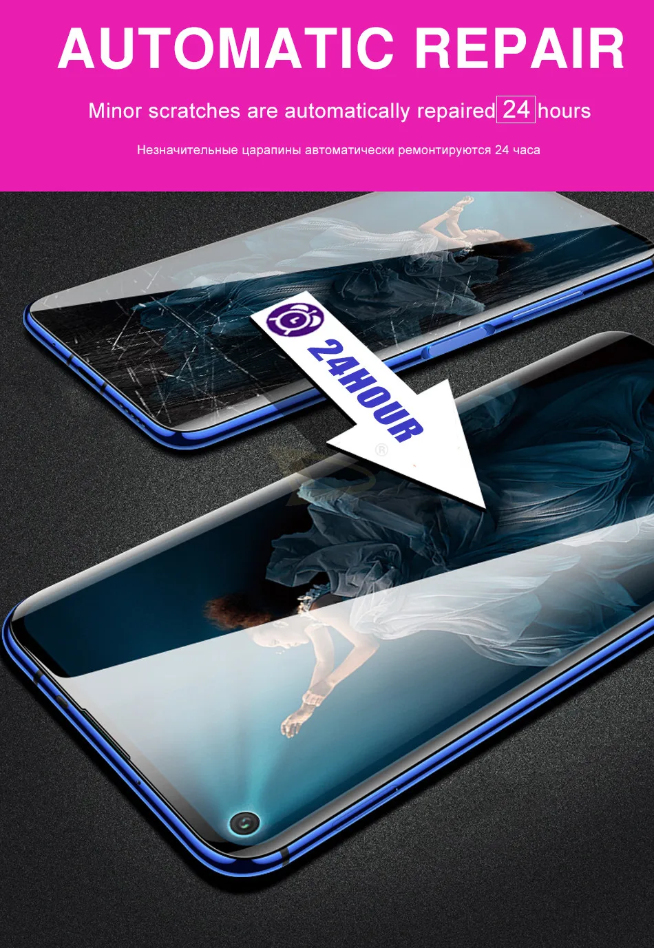 3 шт 100D мягкая Гидрогелевая пленка для huawei Honor 20 Pro 10i 7A 7C Ru полноэкранная Защитная пленка для Honor 10 8 9 Lite 20 не стекло