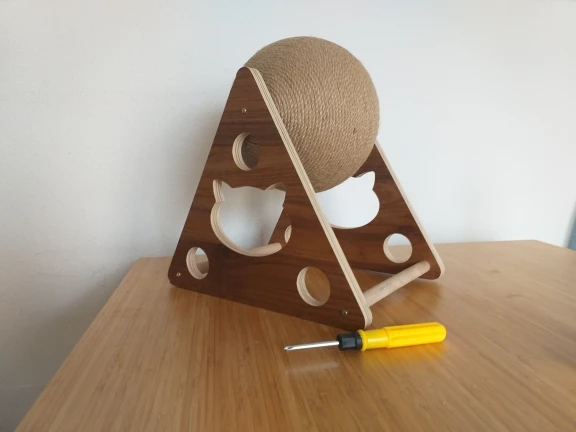 Cat Scratcher Claw Sharpener Wood Scratching Post Wooden Toys for Cats Accessories Cat's Scraper for House Cat Scratcher Claw Sharpener Wood Scratching Post Wooden Toys for Cats Accessories Cat's Scraper for House