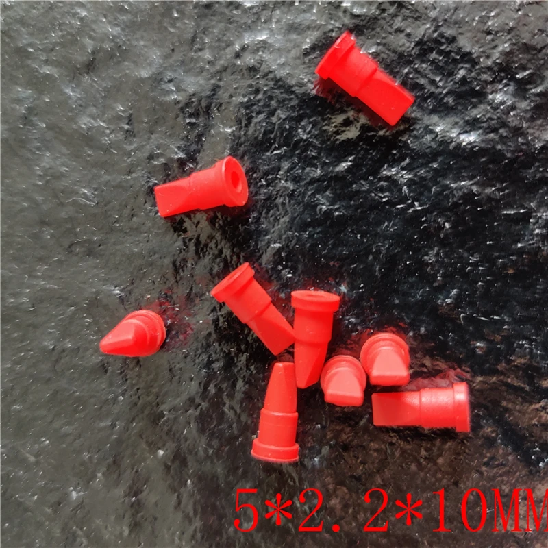 Vermelha do Duckbill do Silicone Válvula de Verificação de Uma Pces Mini Válvula Maneira 5*2.2*10mm 100 Mod. 311789