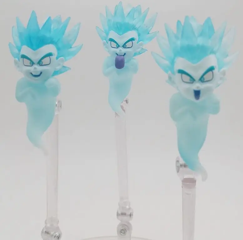 3 шт./компл. супер-призрак, атака фигуркы игрушки Figurals Модель Brinquedos Dragon Ball Z кукла 1/12(без готенкс