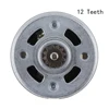 RS550 DC  Motor 12V 16.8V 21V 25V 19500 RPM DC Motor Two-speed 9/ 12 Teeth High Torque Gear Box for Electric Drill/Screwdriver ► Photo 3/6