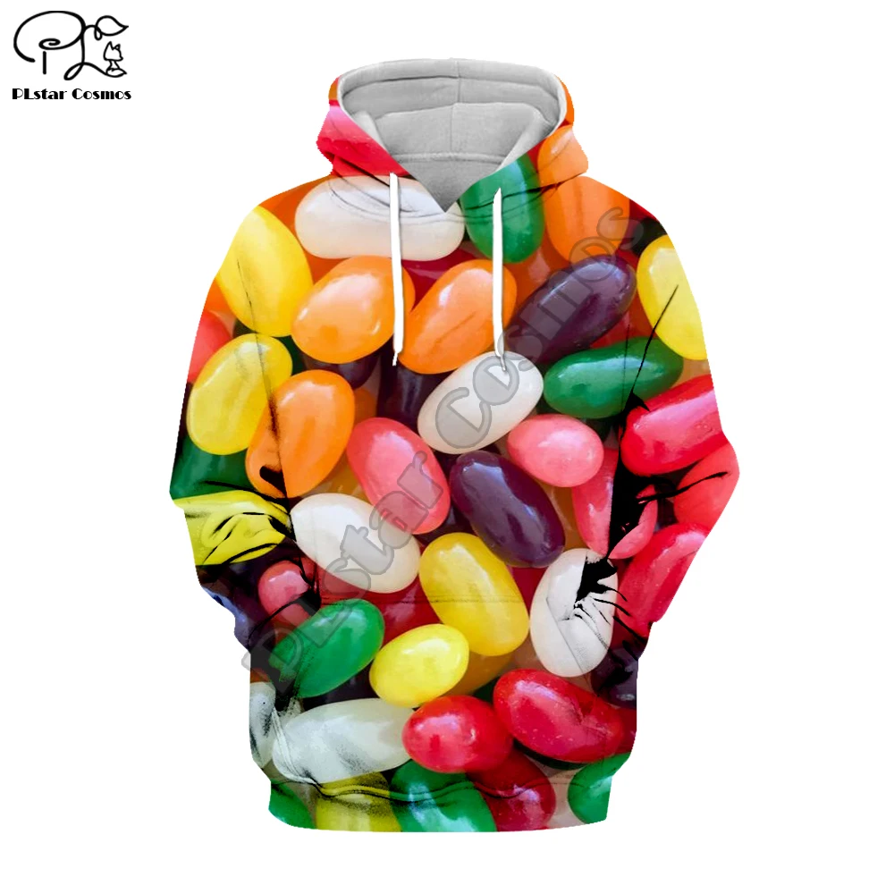 

PLstar Cosmos Funny Candy Cartoon colorful Harajuku Tracksuit Casual 3D full Print Hoodie/Sweatshirt/Jacket/shirts Men Women S-4