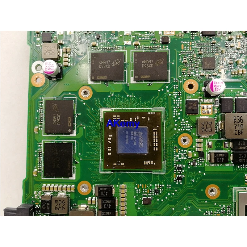 X550IU RX460/4G видеокарта+ DDR4-FX-9830P процессор 8 ГБ ОЗУ Ноутбук Материнская плата Asus X550I X550IK X550IU ноутбук материнская плата