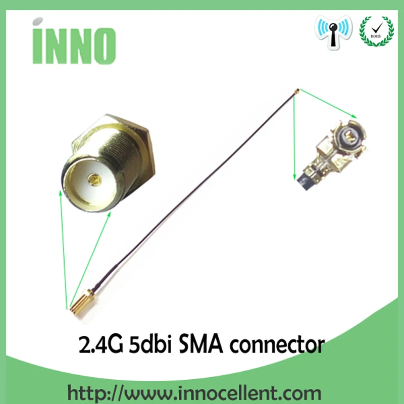 2,4 ГГц Wifi антенна 5dbi SMA мужской разъем всенаправленный 2,4G антенный маршрутизатор wi fi антенна+ 21 см RP-SMA кабель
